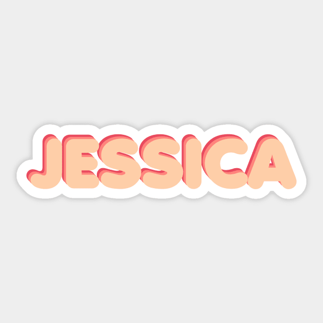 Jessica Sticker by ampp